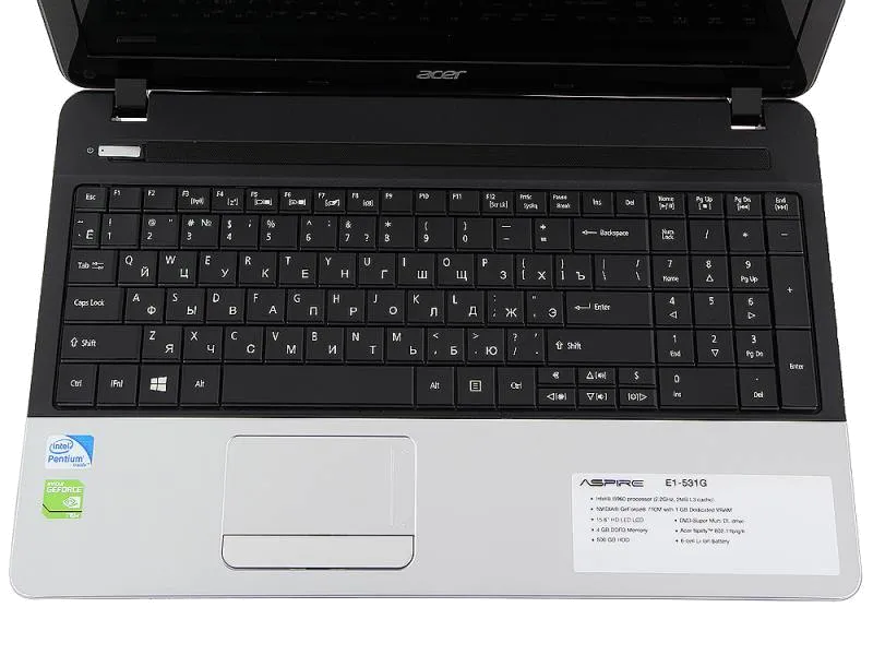 Замена тачпада Acer Aspire E1-531