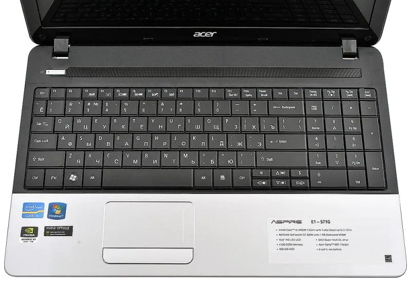 Замена тачпада Acer Aspire E1-571G